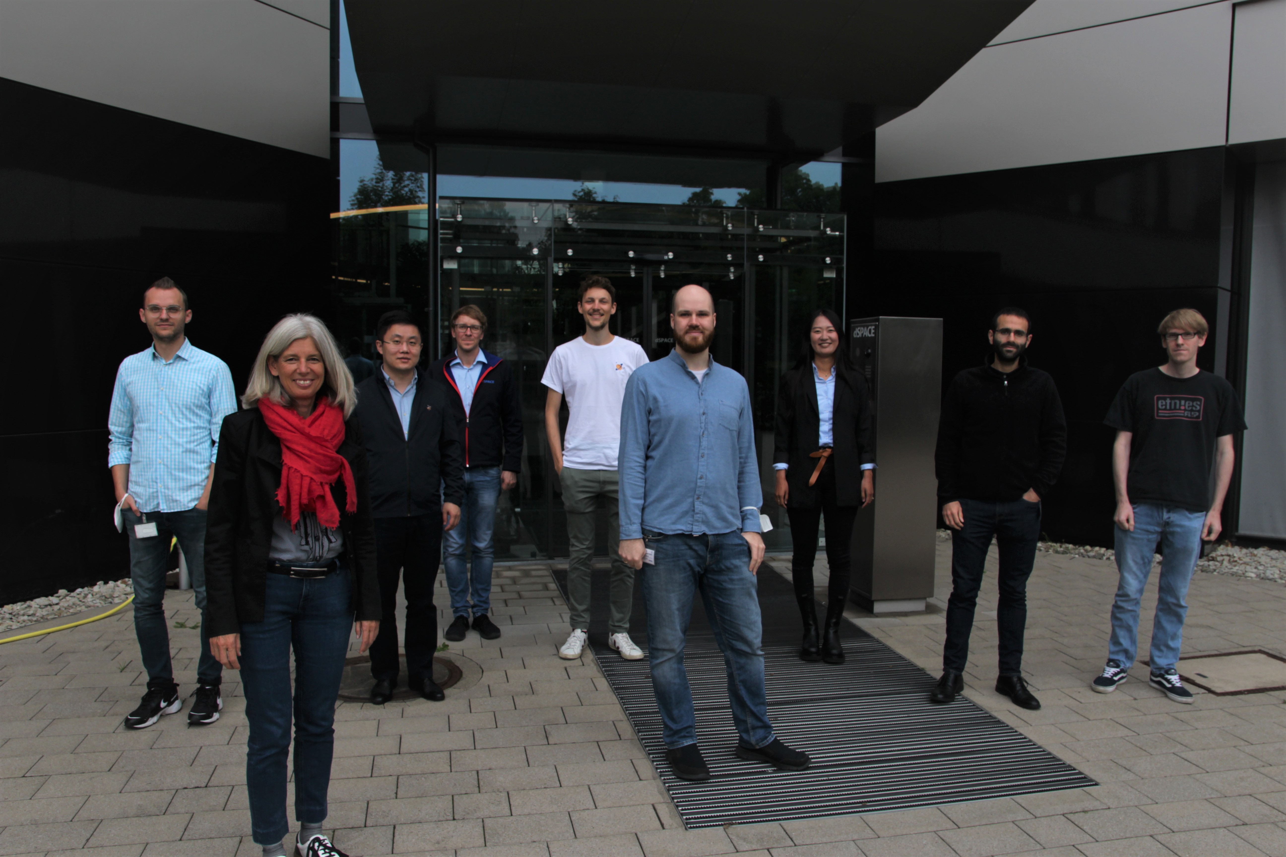 Projektpartner beim Meeting bei dSPACE in Paderborn